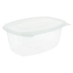 169.33-CONTENITORE CON COPERCHIO 1 L 17,7x12,5x8,5 CM TRASPARENTE RPET (100 u.)