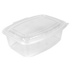 262.61-RECIPIENTI CON COPERCHIO 2000 ML 23,3x17,8x7,9 CM TRASPARENTE PP (50 u.)