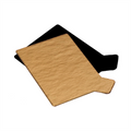 147.23-CARTONE PASTICCERIA DOPPIA FACCIA  950 G/M2 5,5x9.5 CM ORO NERO CARTONE (250 u.)