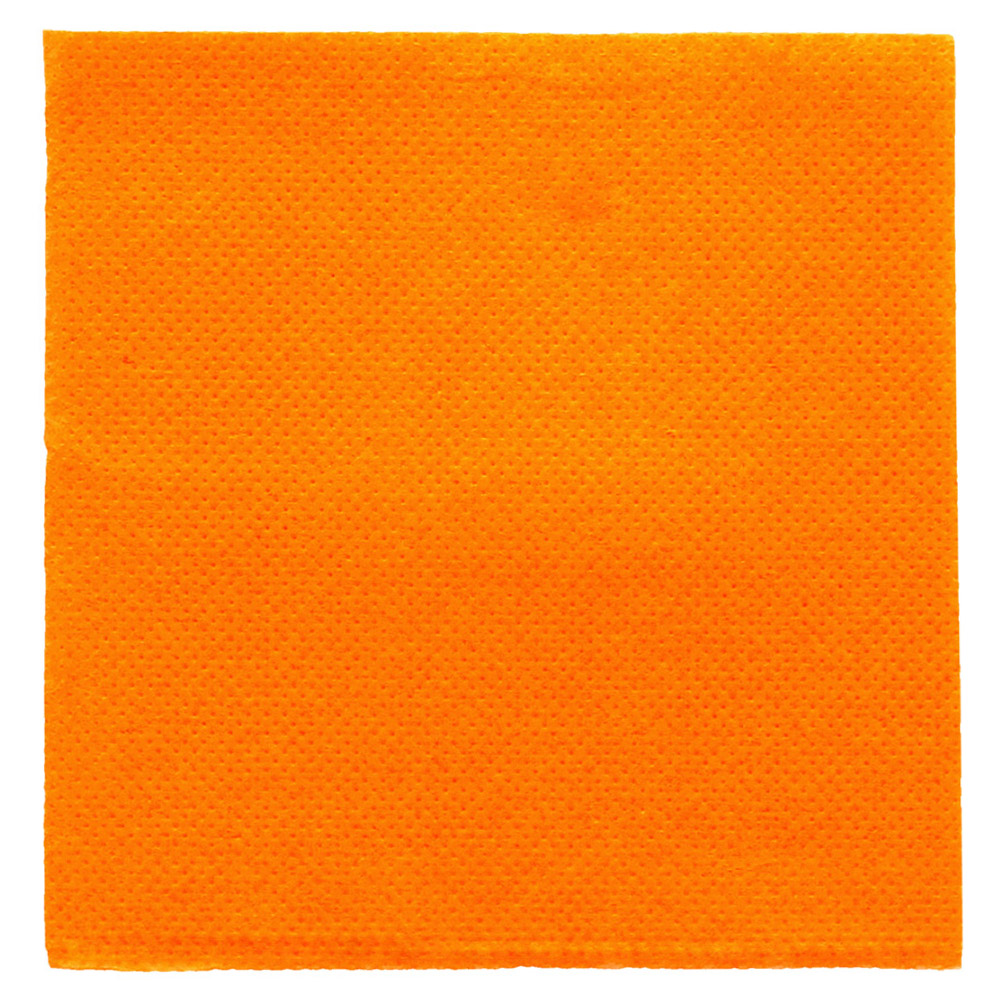 154.18-TOVAGLIOLI ECOLABEL 'DOUBLE POINT' 18 G/M2 20x20 CM ARANCIO CHIARO TISSUE (100 u.)