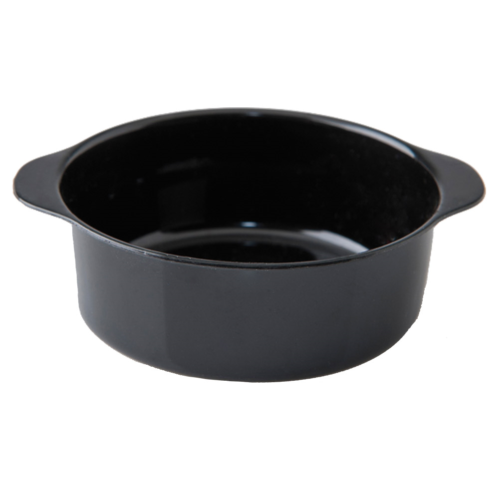 158.58-CONTENITORI APERITIVOS CILINDRO  52 ML 7,6x6,5x2,4 CM NERO PS (50 u.)