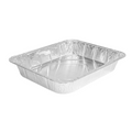 135.51-CONTENITORE RETTANGOLARE  2625 ML 32,2x26,2x4 CM ALLUMINIO (50 u.)