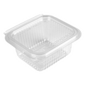 276.76-CONTENITORI CON COPERCHIO A CERNIERA  370 ML 12,6x11,7x5,6 CM TRASPARENTE PLA (50 u.)