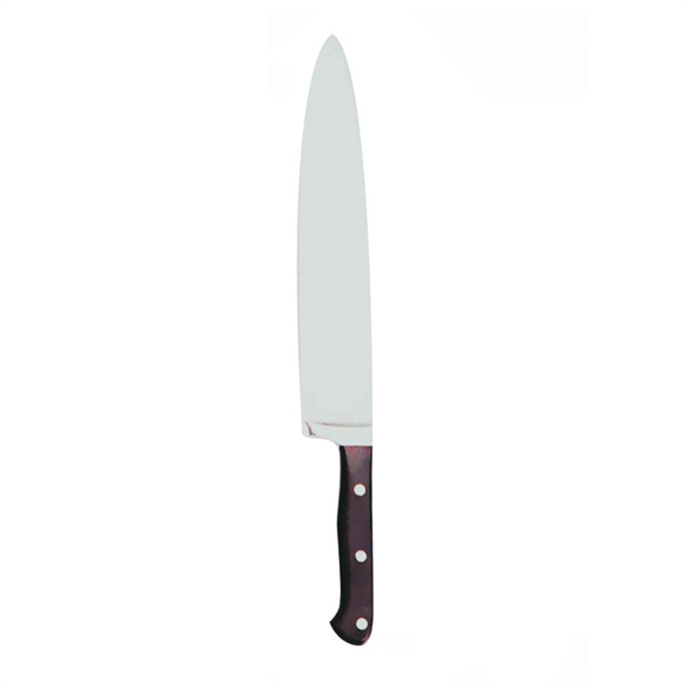 448.61-COLTELLO SABATIER, MANICO ABS   30 CM ARGENTO ACCIAIO INOX