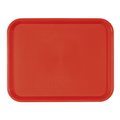 132.04-VASSOIO FAST FOOD   27,5x35,5x2 CM ROSSO PP