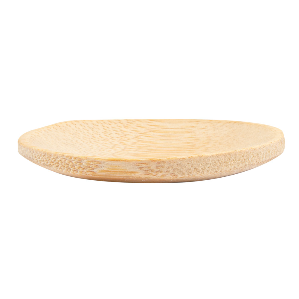 170.28-MINI PIATTO ROTONDO 'BAMBOO'  Ø 6 CM NATURALE BAMBÙ (24 u.)