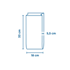 188.30-SACCHETTI PER 1 POLLO  45 G/M2 + 15µ PP 18+5,5x33 CM MARRONE KRAFT (100 u.)