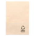 101.75-TOVAGLIOLI MINI SERVIS ECOLABEL 1 VELO 'FEEL GREEN'  23 G/M2 17x17 CM NATURALE TISSUE RICICLATO (200 u.)