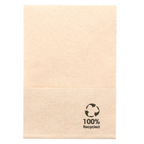 101.75-TOVAGLIOLI MINI SERVIS ECOLABEL 1 VELO 'FEEL GREEN'  23 G/M2 17x17 CM NATURALE TISSUE RICICLATO (200 u.)