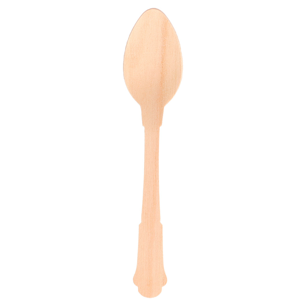 170.46-CUCCHIAINI CAFFE WOOD  12 CM NATURALE LEGNO (100 u.)