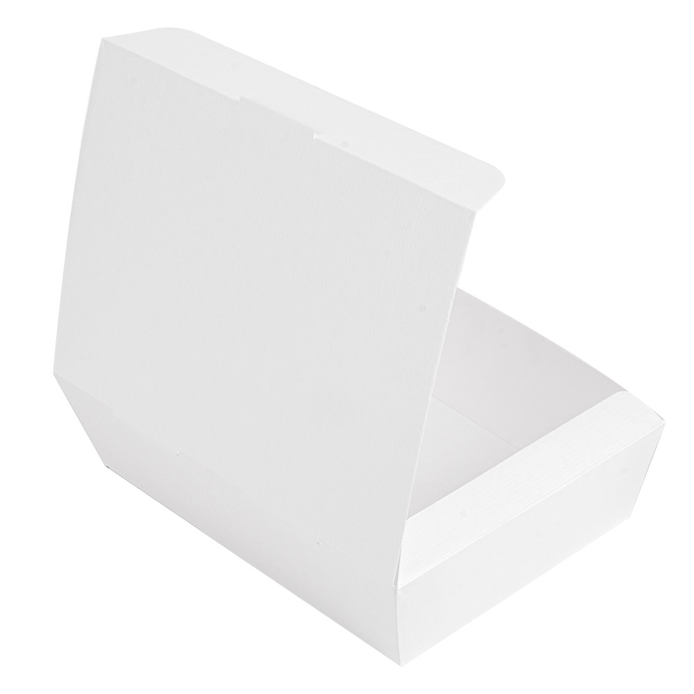 235.16-SCATOLE "LUNCH BOX" COPPERCHIO 'THEPACK' 1000 ML (32 oz) 20,5x14,6x5 CM BIANCO CARTONE NANO-MICRO (60 u.)