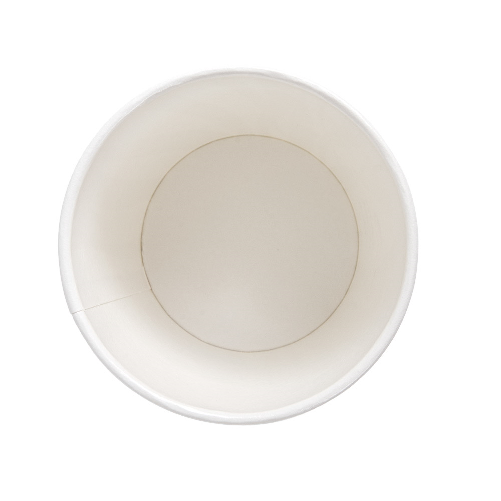 271.08-BICCHIERI BEVANDE FREDDE E CALDE 1 PARETE 'COMPOSTABLE GRASS' 180 ML - 6 oz 260 G/M2 Ø7,2/5,3x7,8 CM BIANCO CARTONE (50 u.)