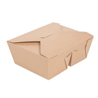 258.46-SCATOLE AMERICANE 2 SCOMPARTI 'THEPACK' 675 + 6 75 ML 15,2x12,1x6,5 CM NATURALE CARTONE NANO-MICRO + PP (50 u.)