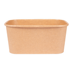 254.35-CONTENITORI RETTANGOLARI  1000 ML 320 + 26 PE G/M2 17,3x12,3x7,5 CM NATURALE KRAFT (50 u.)
