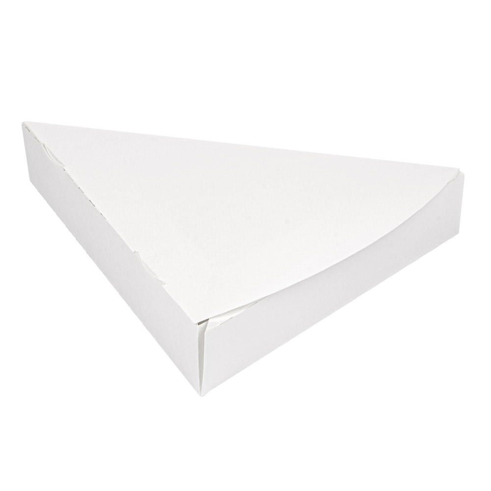 234.75-CONTENITORI TRIANGOLARE PIZZA 'THEPACK'  18x23x3 CM BIANCO CARTONE NANO-MICRO (100 u.)