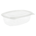 169.32-CONTENITORE CON COPERCHIO 750 ML 17,7x12,5x6,3 CM TRASPARENTE RPET (100 u.)