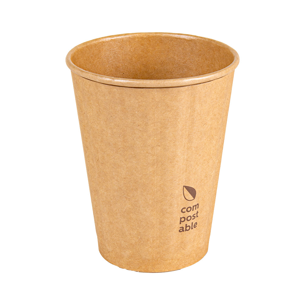 275.20-BICCHIERI BEVANDE CALDE DOPPIA PARETE  360 ML 328 + 210 G/M2 Ø9/6x11 CM NATURALE CARTONE (25 u.)