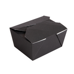 234.55-SCATOLE AMERICANE PER MICROONDE 'THEPACK' 780 ML 11,3x9x6,3 CM NERO CARTONE NANO-MICRO + PP (50 u.)