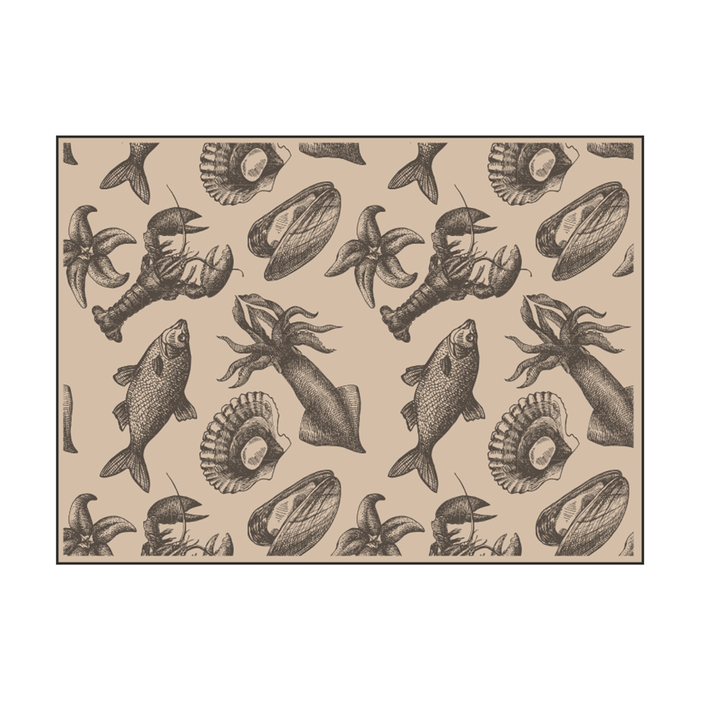 217.48-TOVAGLIETTE OFFSET FEEL GREEN 'SEA' 70 G/M2 31x43 CM NATURALE CARTA RICICLATA (500 u.)