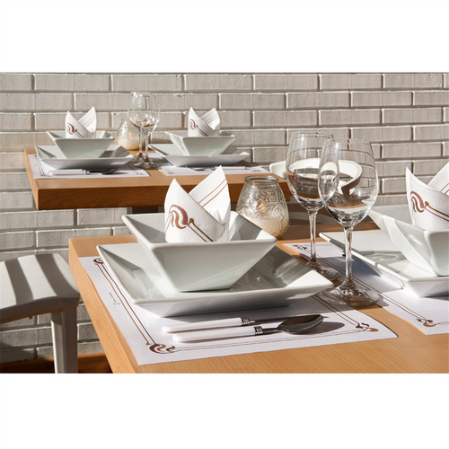 106.51-TOVAGLIETTE MAXIM BRUN 48 G/M2 35x50 CM BIANCO CELLULOSA (500 u.)