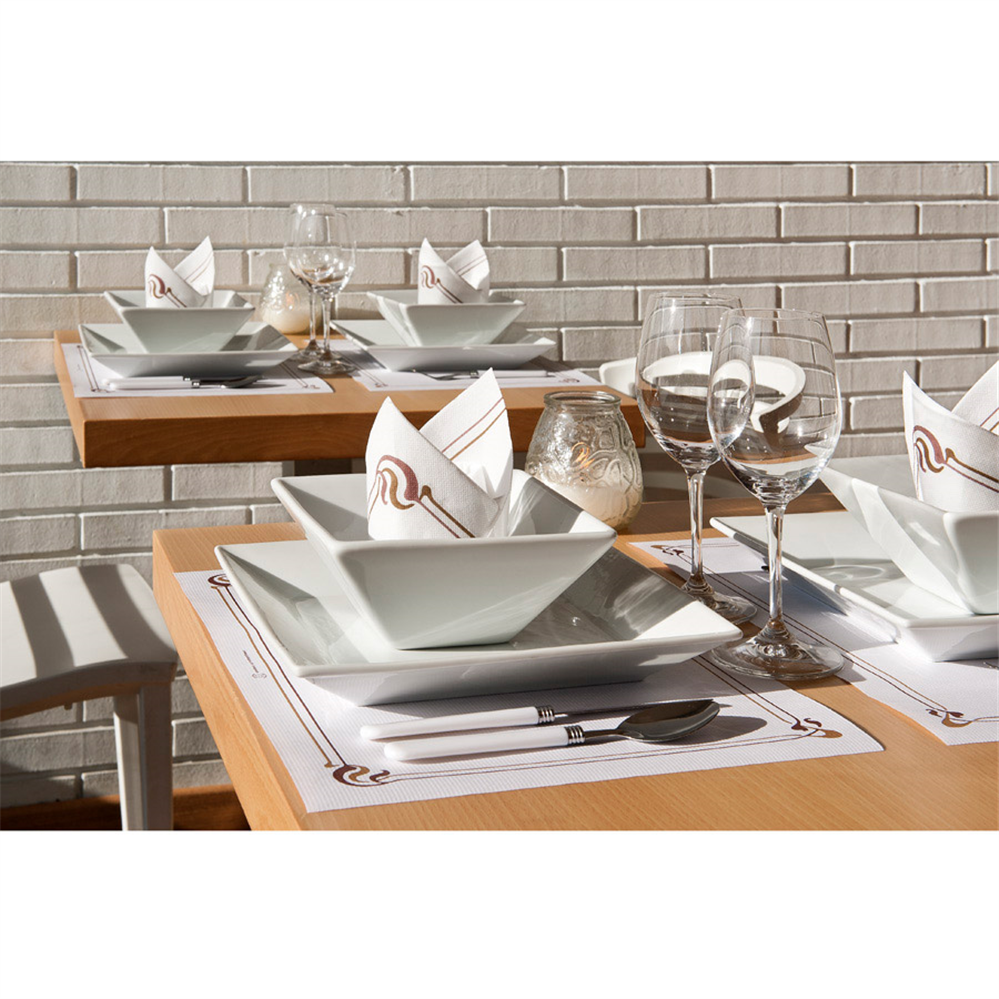 106.51-TOVAGLIETTE MAXIM BRUN 48 G/M2 35x50 CM BIANCO CELLULOSA (500 u.)