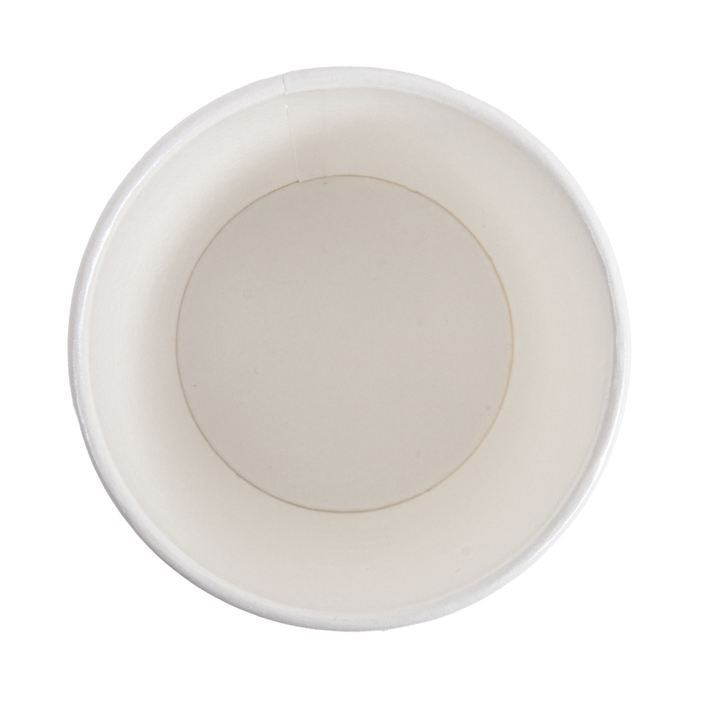 274.41-BICCHIERI BEVANDE FREDDE E CALDE 1 PARETE 'COMPOSTABLE' 180 ML - 6 oz 260 G/M2 Ø7,2/5,3x7,8 CM BIANCO CARTONE (50 u.)