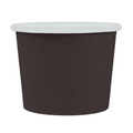 254.49-TERRINA PICCOLA 80 ML (2,6 oz) 210 + 18 PE G/M2 Ø6/4,75x4,8 CM NERO CARTONE (50 u.)