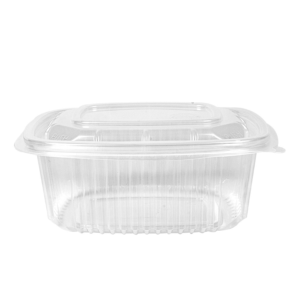 262.57-RECIPIENTI CON COPERCHIO 500 ML 14,3x12,6x5,5 CM TRASPARENTE PP (50 u.)