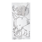 281.64-BUSTE PORTAPOSATE + TOVAGLIOLO COLOUR ME 'JUST IN TIME OPEN' COLOUR ME 90 + 10PE G/M2 11,2x22,5 CM BIANCO CELLULOSA (100 u.)