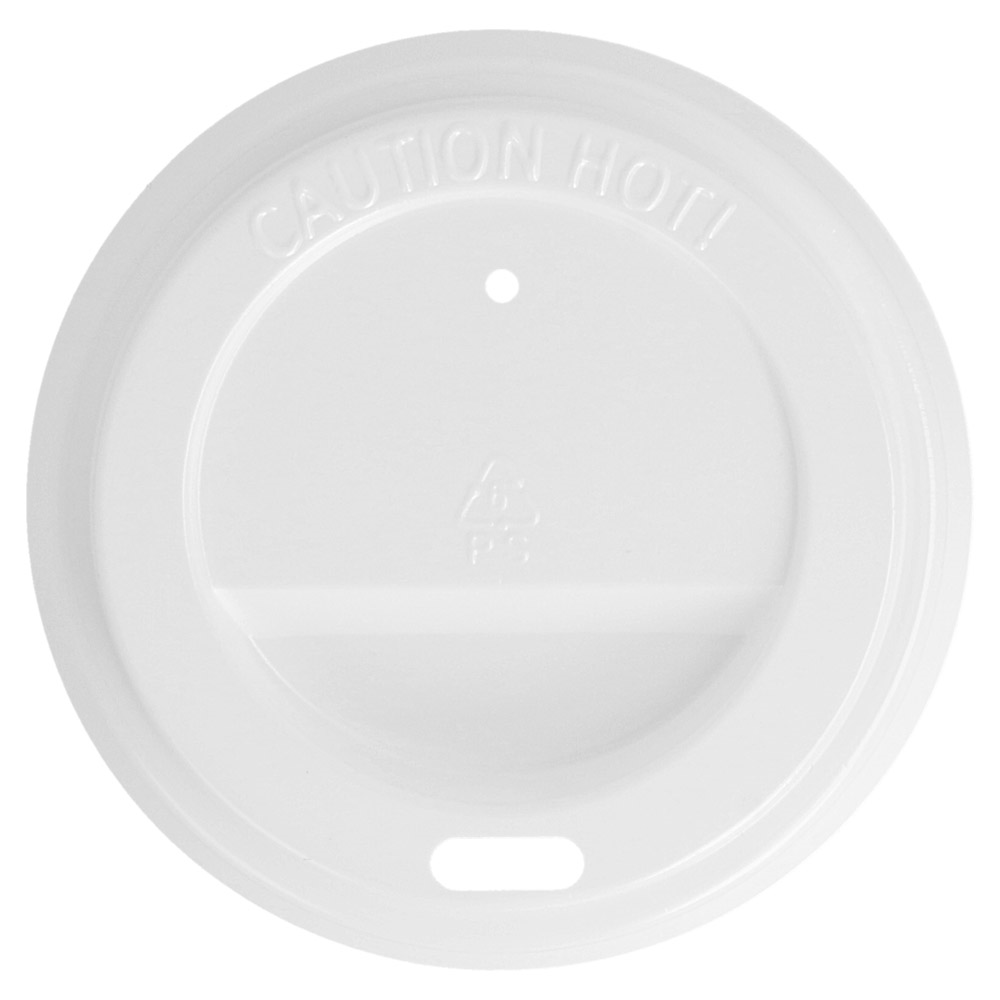 222.02-COPERCHI ALTO PER BICCHIERI 180 ML  BIANCO PS (100 u.)
