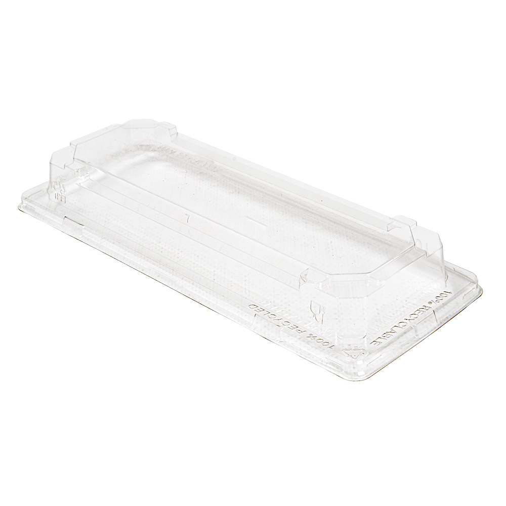 267.99-COPERCHIO 267.98  22,4x9,5x3,5 CM TRASPARENTE RPET (164 u.)