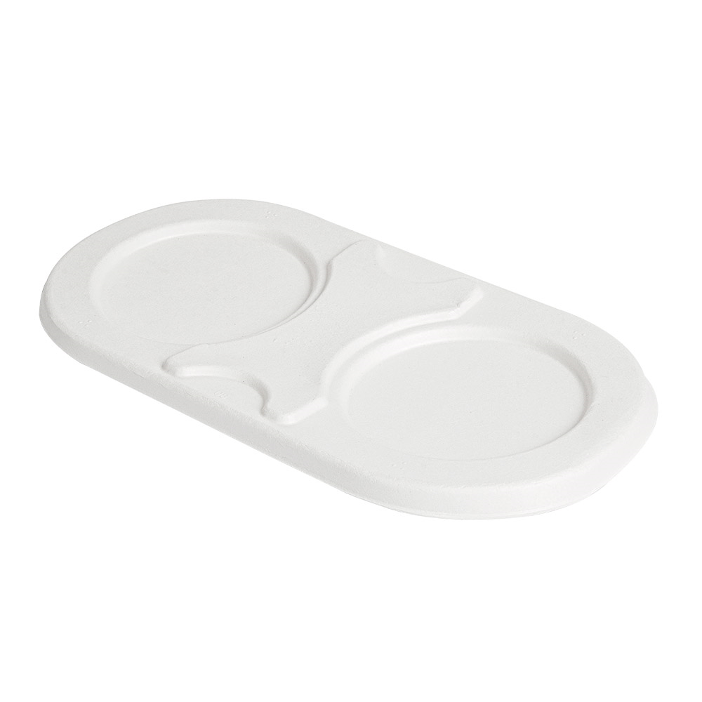 258.01-COPERCHI LUNCH BOX BIONIC 800 ML 24,8x12,5x1,4 CM BIANCO BAGASSA (50 u.)