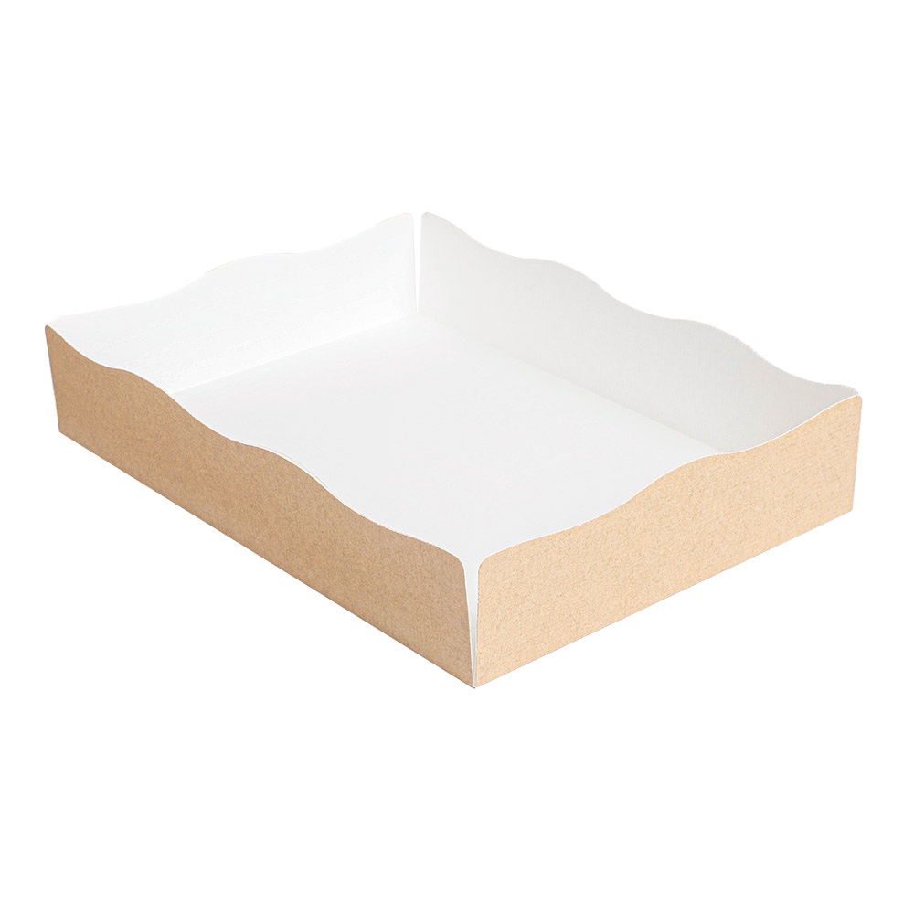 251.72-VASSOI + COPERCHIO 'THEPACK'  23x17x4,5 CM NATURALE CARTONE NANO-MICRO (50 u.)