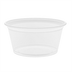 130.08-TERRINA PICCOLA PER  MICROONDE 60 ML Ø6,2x3,2 CM TRASPARENTE PP (125 u.)
