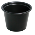 130.14-TERRINA PICCOLA  30 ML Ø4,5x3,3 CM NERO PP (250 u.)