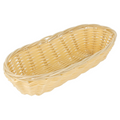 206.58-CESTINI SIMILE VIMINI ALLUNGATE   23x9x5 CM NATURALE PP (12 u.)