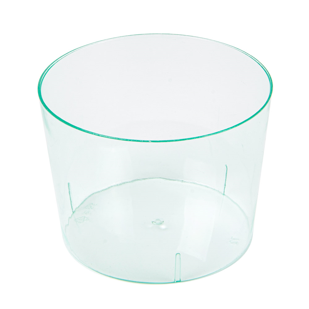 140.53-CONTENITORI APERITIVO MINI  180 ML Ø 7,5x5,8 CM VERDE ACQUA PS (20 u.)
