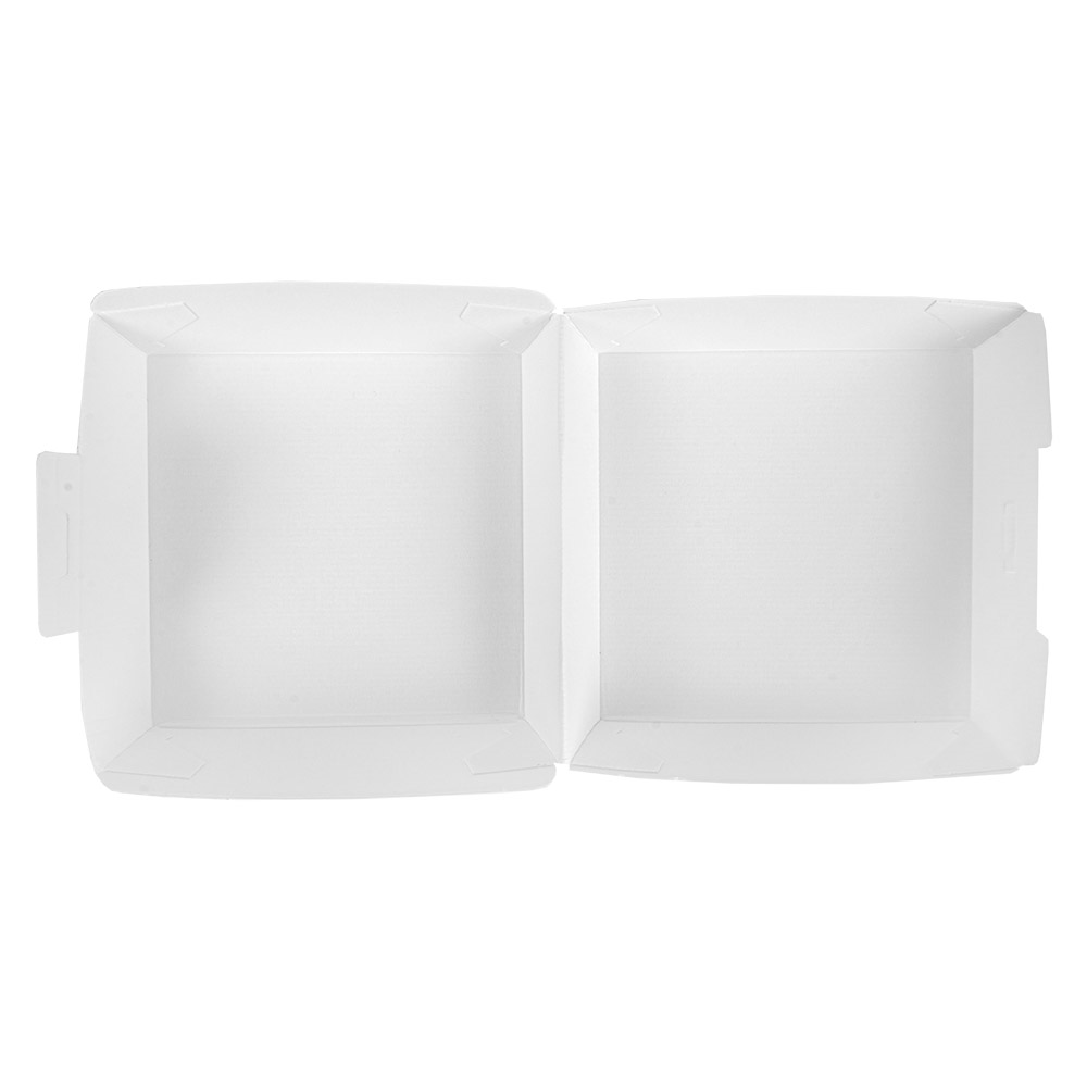 234.14-SCATOLE HAMBURGER 'THEPACK'  14,2x13,7x6,1 CM (L) BIANCO CARTONE NANO-MICRO (50 u.)