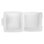 234.14-SCATOLE HAMBURGER 'THEPACK'  14,2x13,7x6,1 CM (L) BIANCO CARTONE NANO-MICRO (50 u.)