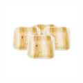 189.34-PIATTI QUADRATE 'ARECA'  7,7x7,7x2 CM NATURALE ARECA (25 u.)