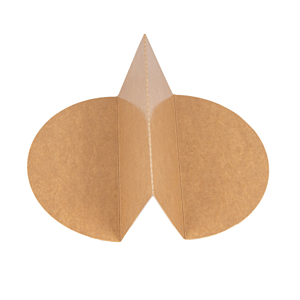 269.10-SEPARATORE 2 COMPARTIMENTI INSALATIERA 226.64  300 + 18 PE G/M2 Ø25,4/14x6,3 CM NATURALE KRAFT (100 u.)