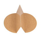 269.10-SEPARATORE 2 COMPARTIMENTI INSALATIERA 226.64  300 + 18 PE G/M2 Ø25,4/14x6,3 CM NATURALE KRAFT (100 u.)