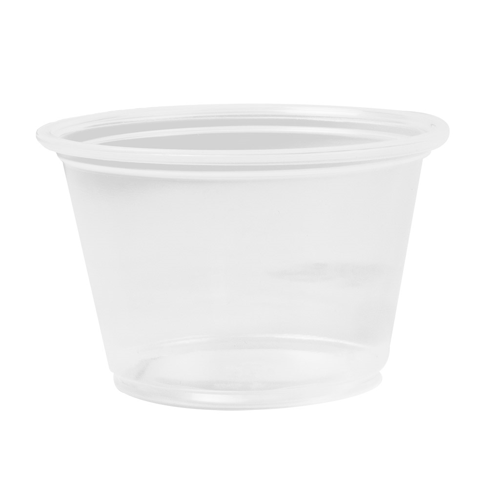 130.12-TERRINA PICCOLA PER MICROONDE 120 ML Ø7,4x4,6 CM TRASPARENTE PP (125 u.)