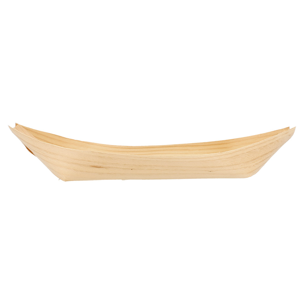 183.04-BARCHETTE IN FOGLIA DI PIOPPO 'WOOD'  25x11x2,5 CM NATURALE LEGNO (50 u.)