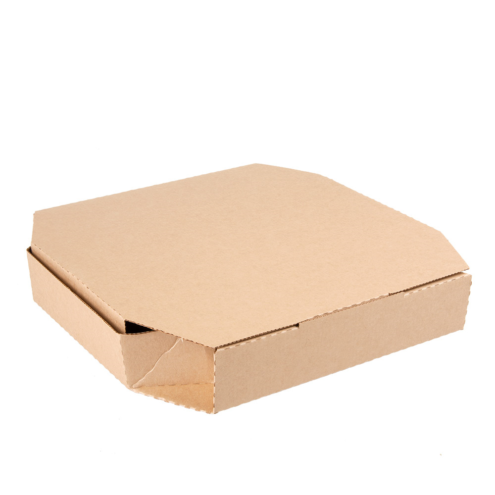 235.44-SCATOLA OTTAGONALE   26x26x3,8 CM NATURALE CARTONE A MICROCANALI (100 u.)