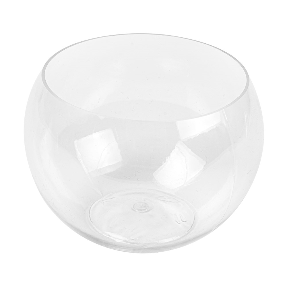 156.96-CONTENITORI APERITIVO SFERA  150 ML 6,3x5 CM TRASPARENTE APET (5 u.)