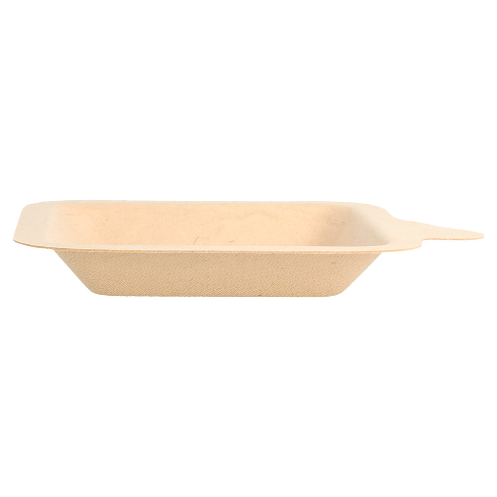 212.70-PIATTO QUADRATI 'BIONIC'  11x11x1,7 CM NATURALE BAGASSA (50 u.)