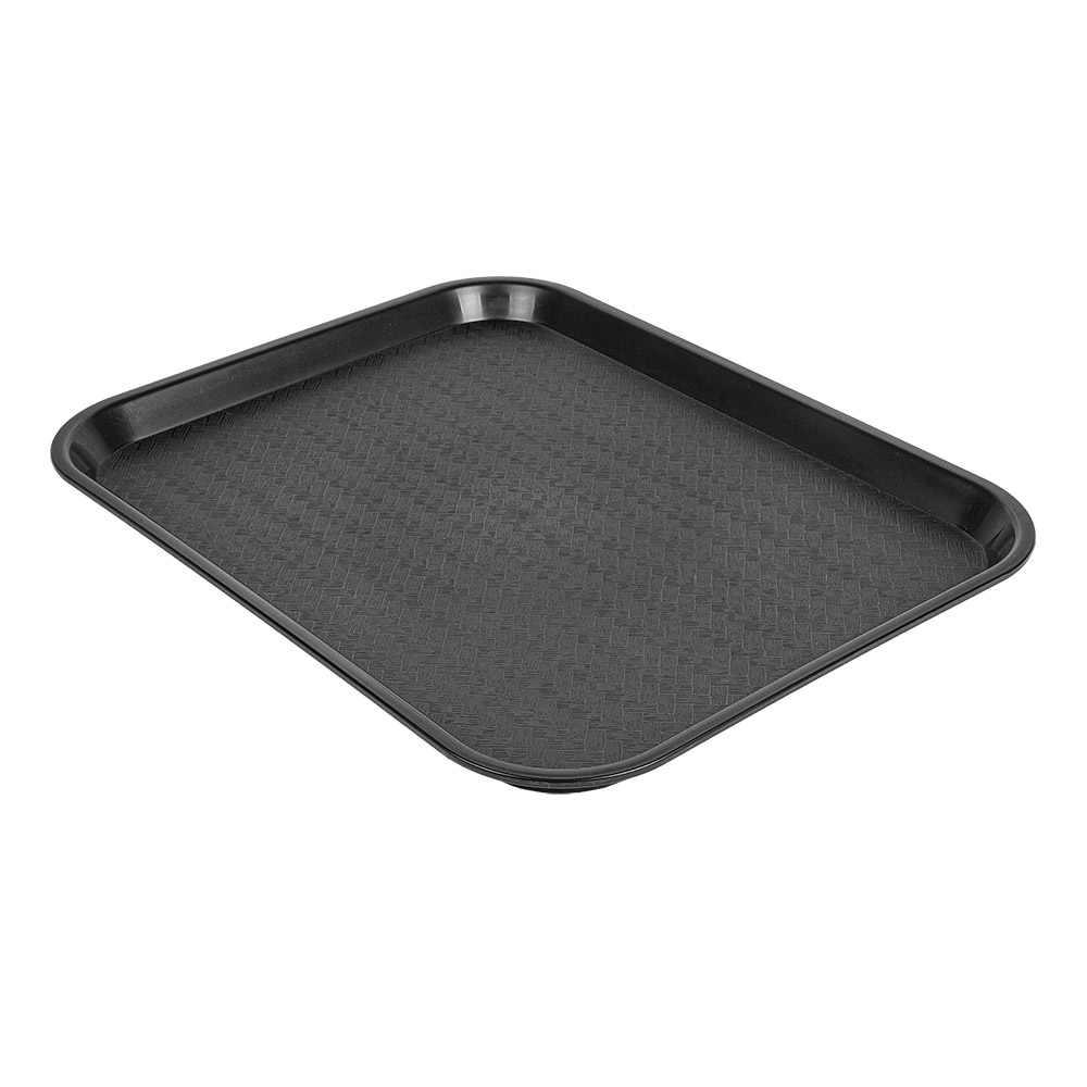 257.62-VASSOIO FAST FOOD   35,5x45,3x2,4 CM NERO PP