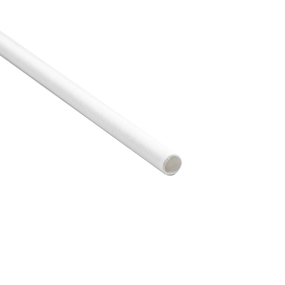 227.93-CANUCCE DRITTE IMBUSTATE BIANCHE 'PAPER'  Ø0,60x20 CM BIANCO CARTA (250 u.)