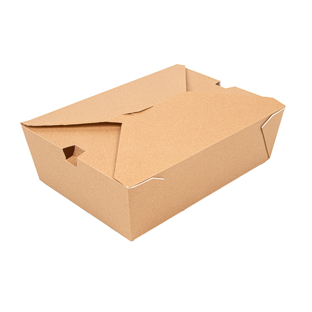 234.63-SCATOLE AMERICANE PER MICROONDE 'THEPACK' 1980 ML 19,6x14x6,2 CM NATURALE CARTONE NANO-MICRO + PP (50 u.)